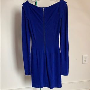 French Connection long sleeved royal blue dress